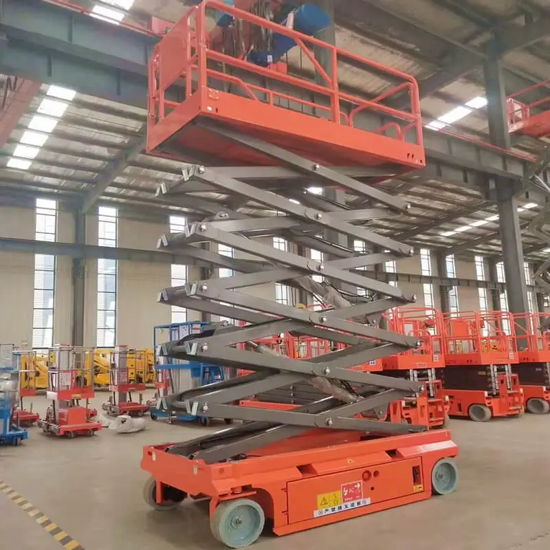 12m Self propelled Scissor Lift Delivered to Kazakhstan 01