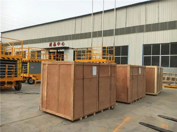 3 Sets of Towable Scissor Lifts Exported to Mexico 02