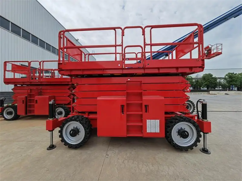 All terrain 32 ft / 10m Scissor Lift