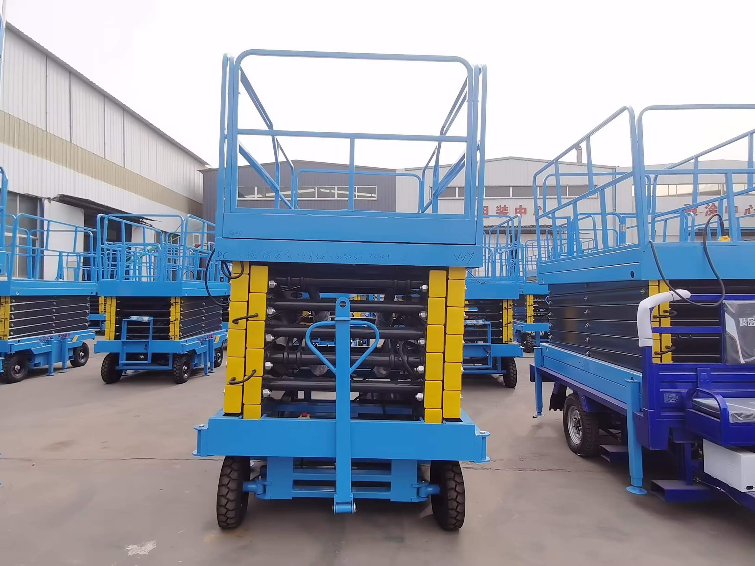 Mobile 1 Ton / 1000kg Scissor Lift Platform