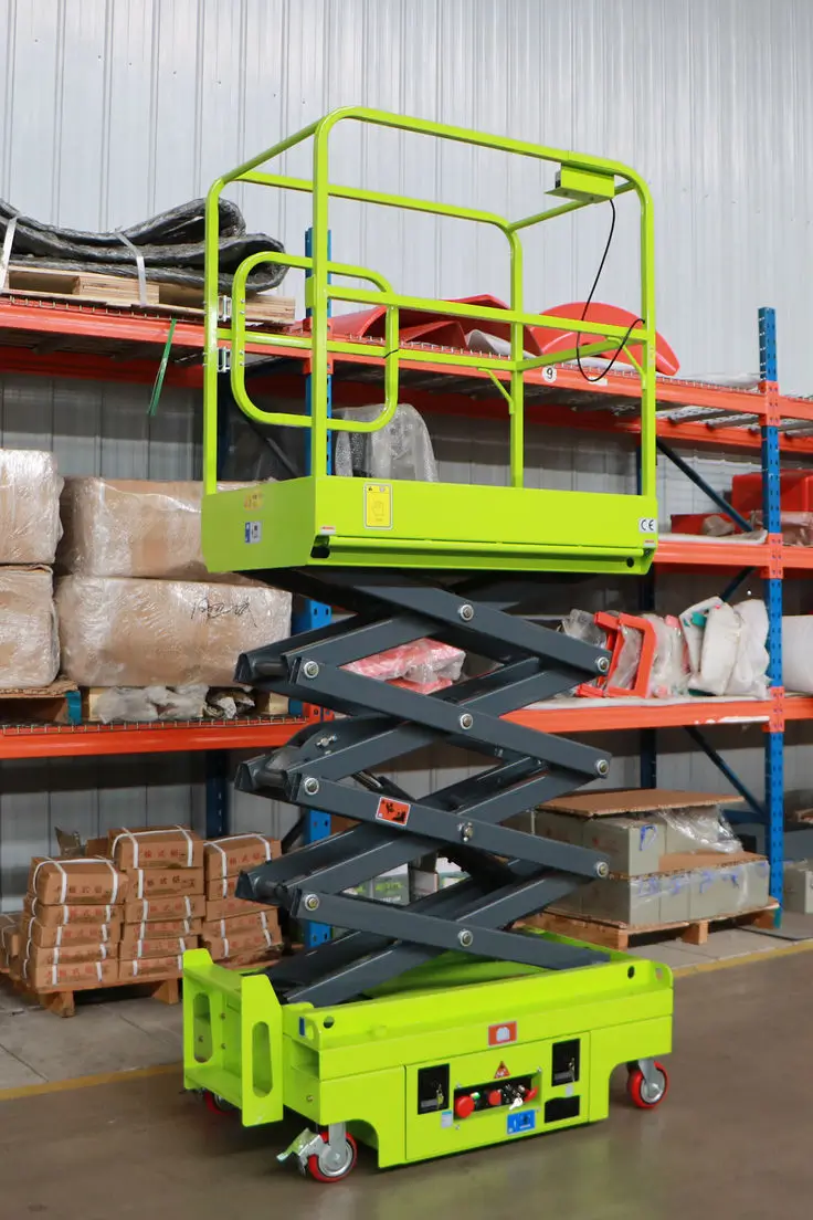 Push Around Single Man Scissor Lift