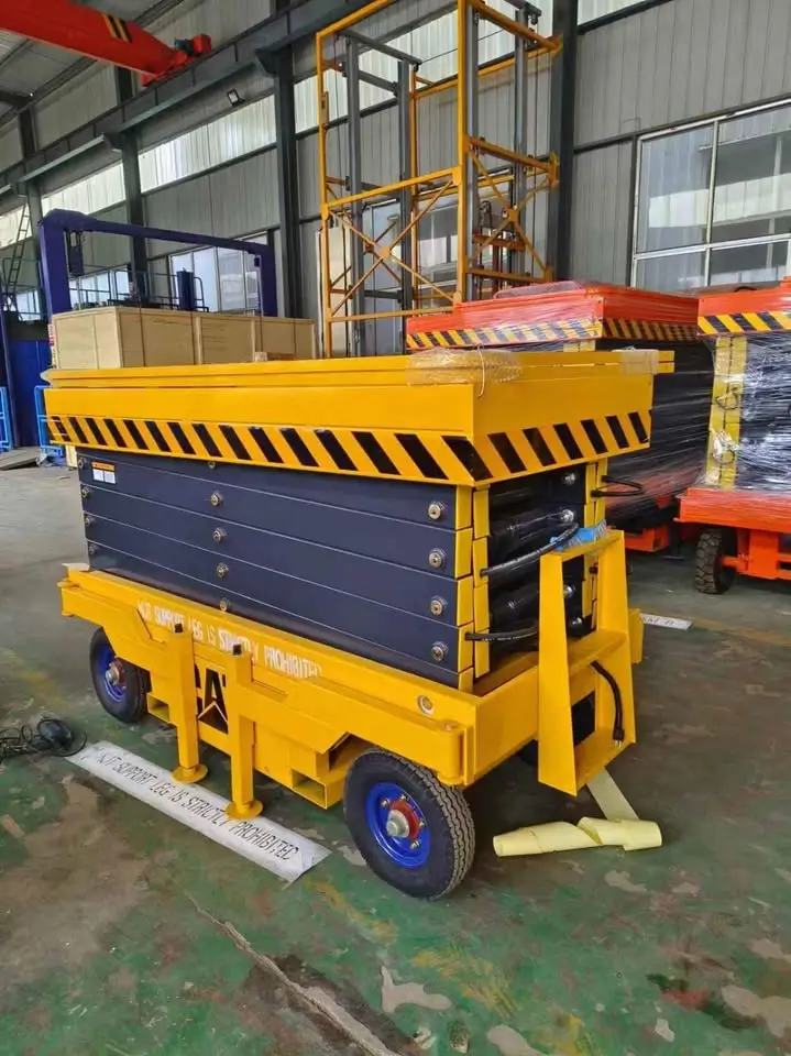 Scissor lift 8meters 26feet 30feet ship to Indonesia 01