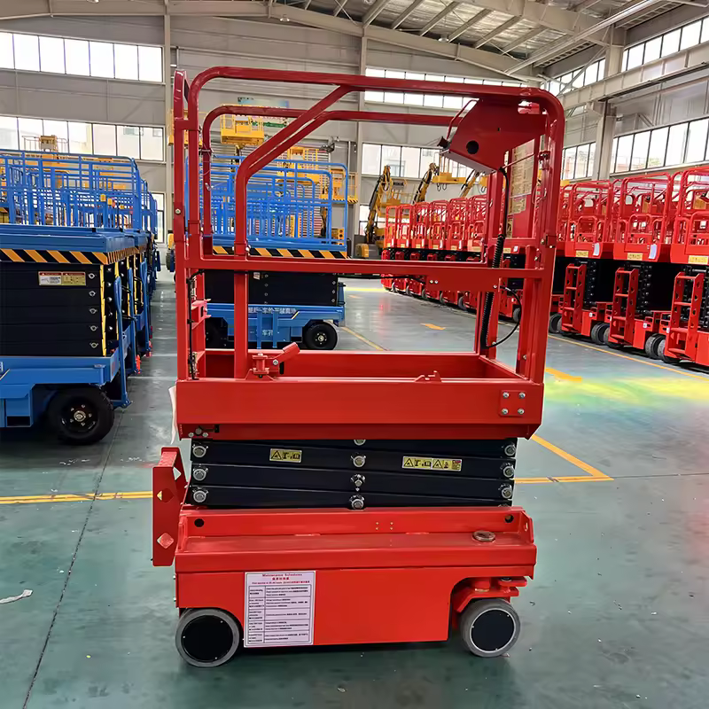 Small indoor scissor lift