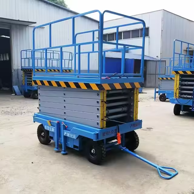 Towable 1100 Lb / 500kg Scissor Lift